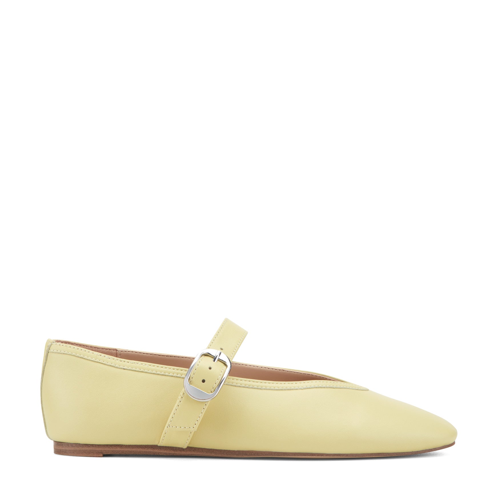 Women's Godea Mary Jane Ballet Flat - Yellow Leather | Marc Fisher Footwear Women's Godea Mary Jane Ballet Flat - Yellow Leather | Marc Fisher Footwear
