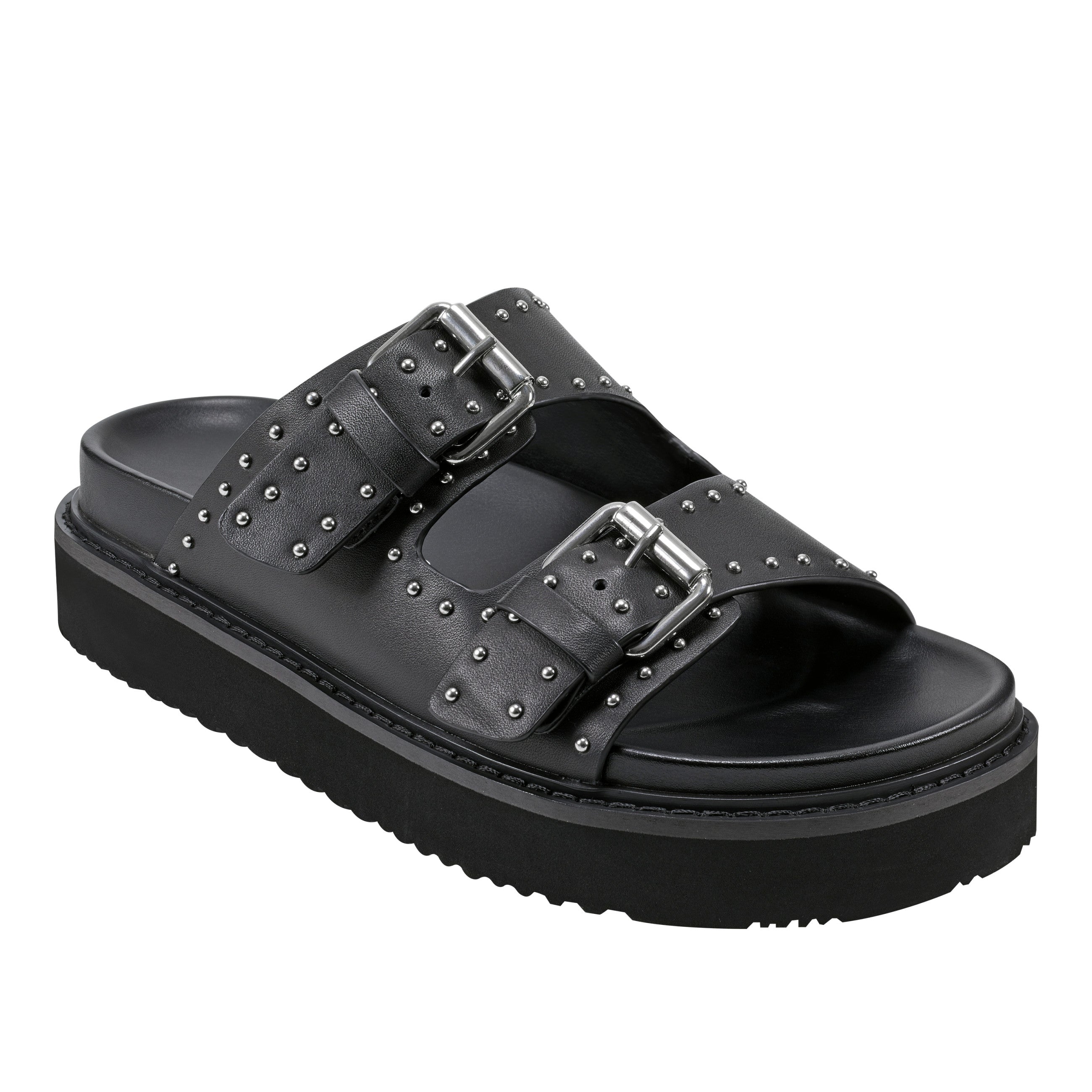 Agusta Studded Slide Sandal