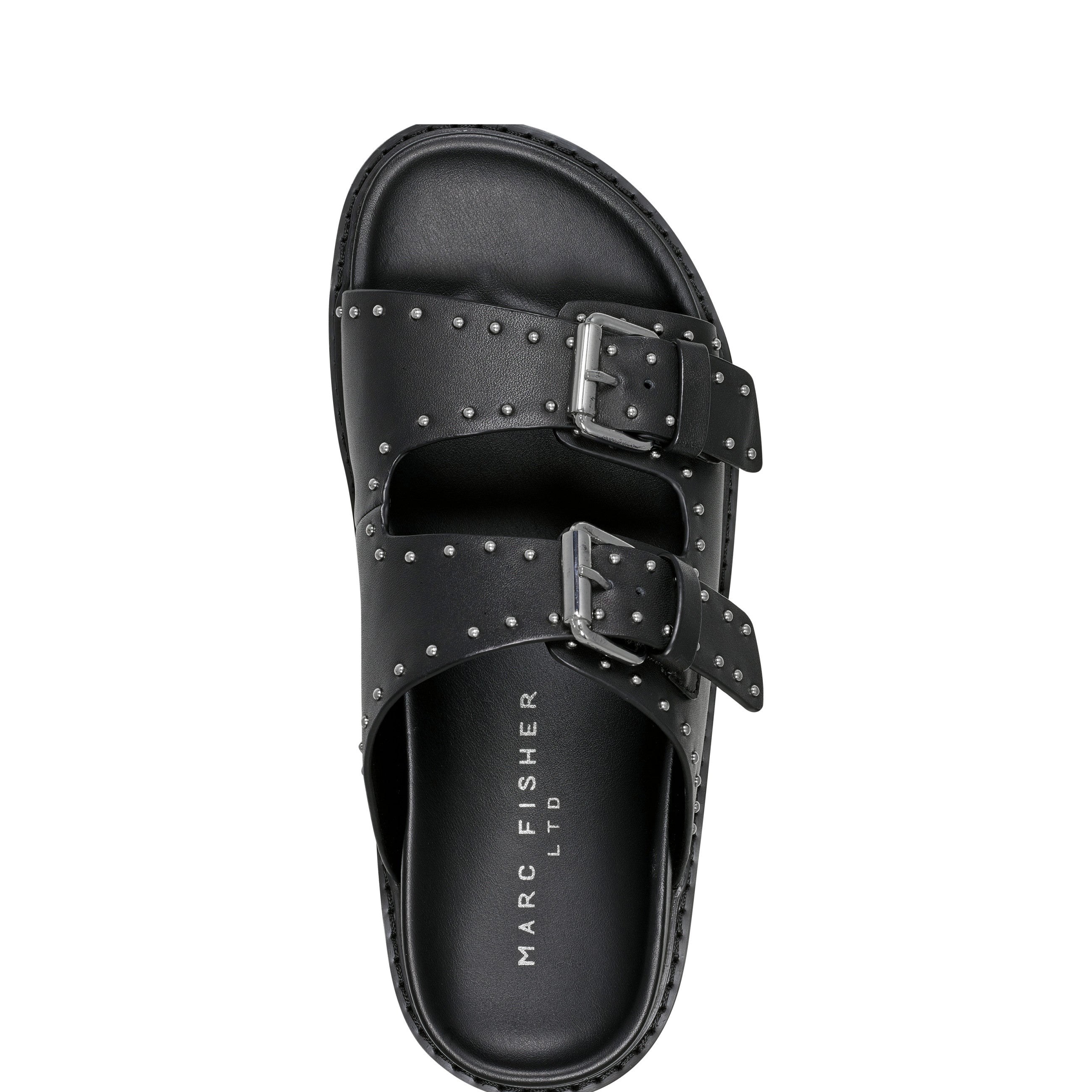 Agusta Studded Slide Sandal
