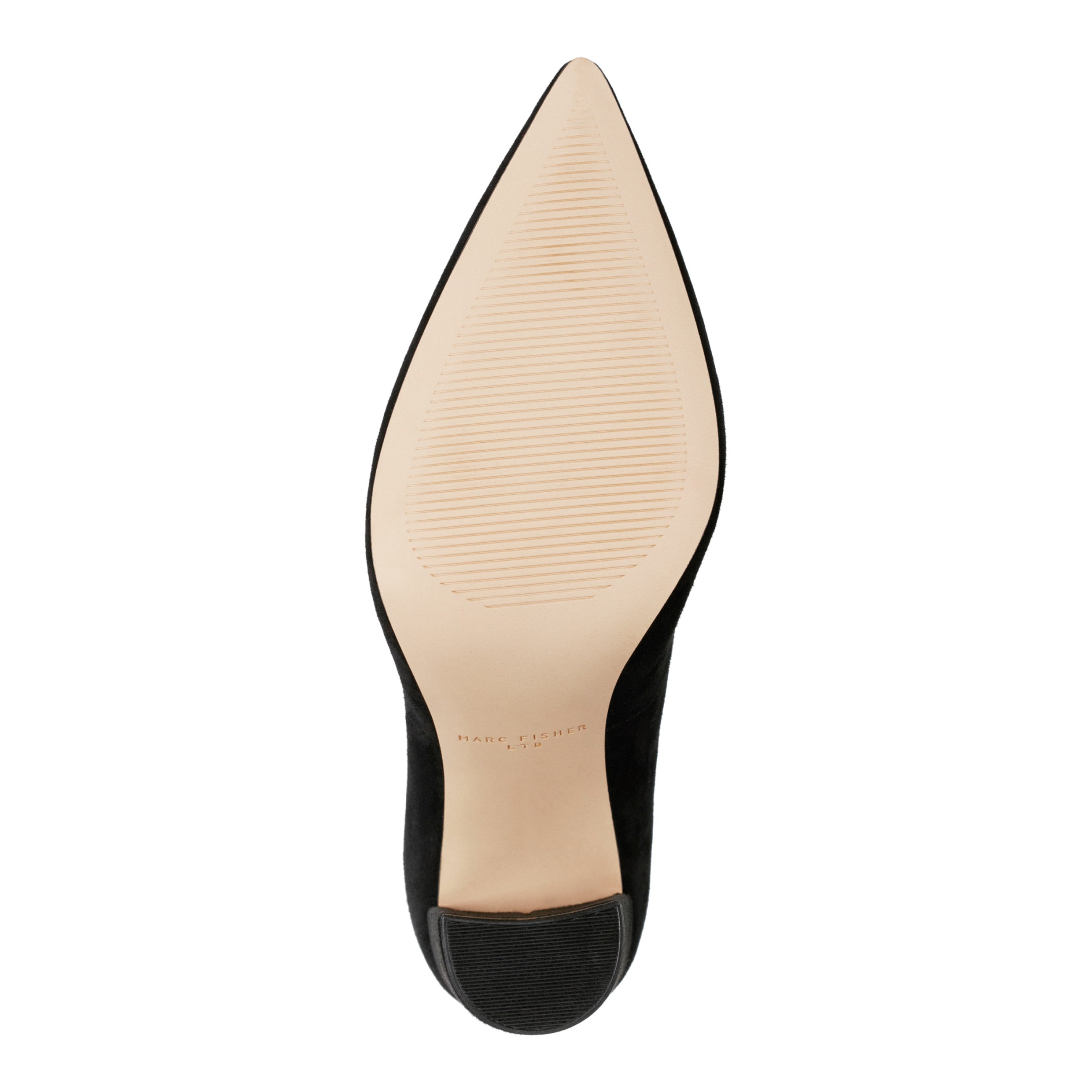 Abilene Leather Block Heel Pointy Toe Pump