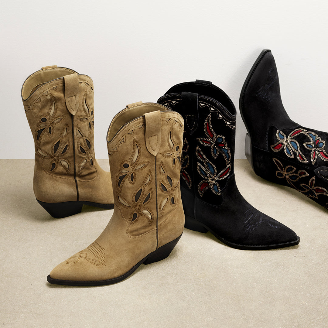 Marc fisher ryan western on sale bootie