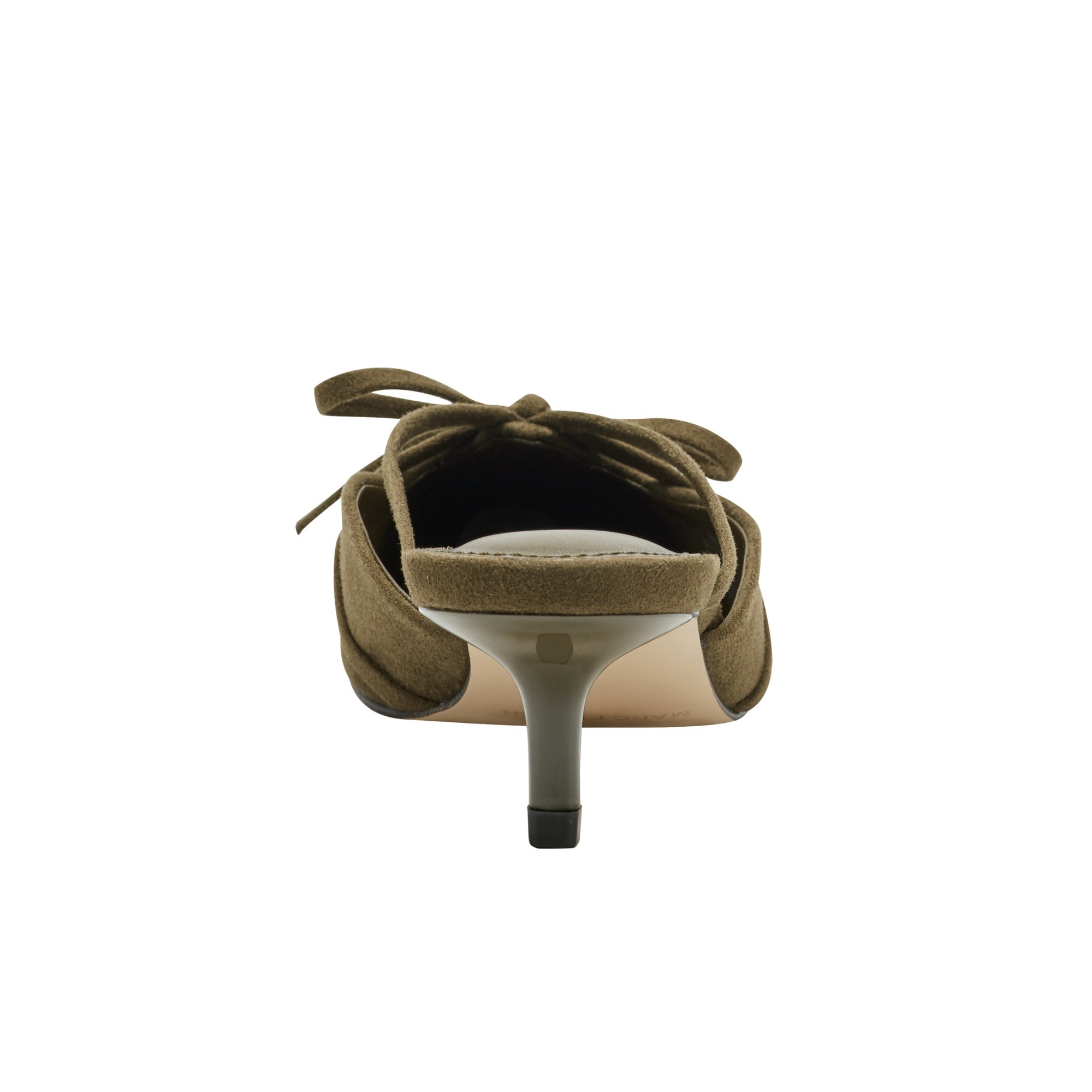Women's Florin Kitten Heel Mule - Olive Green | Marc Fisher Footwear Women's Florin Kitten Heel Mule - Olive Green | Marc Fisher Footwear