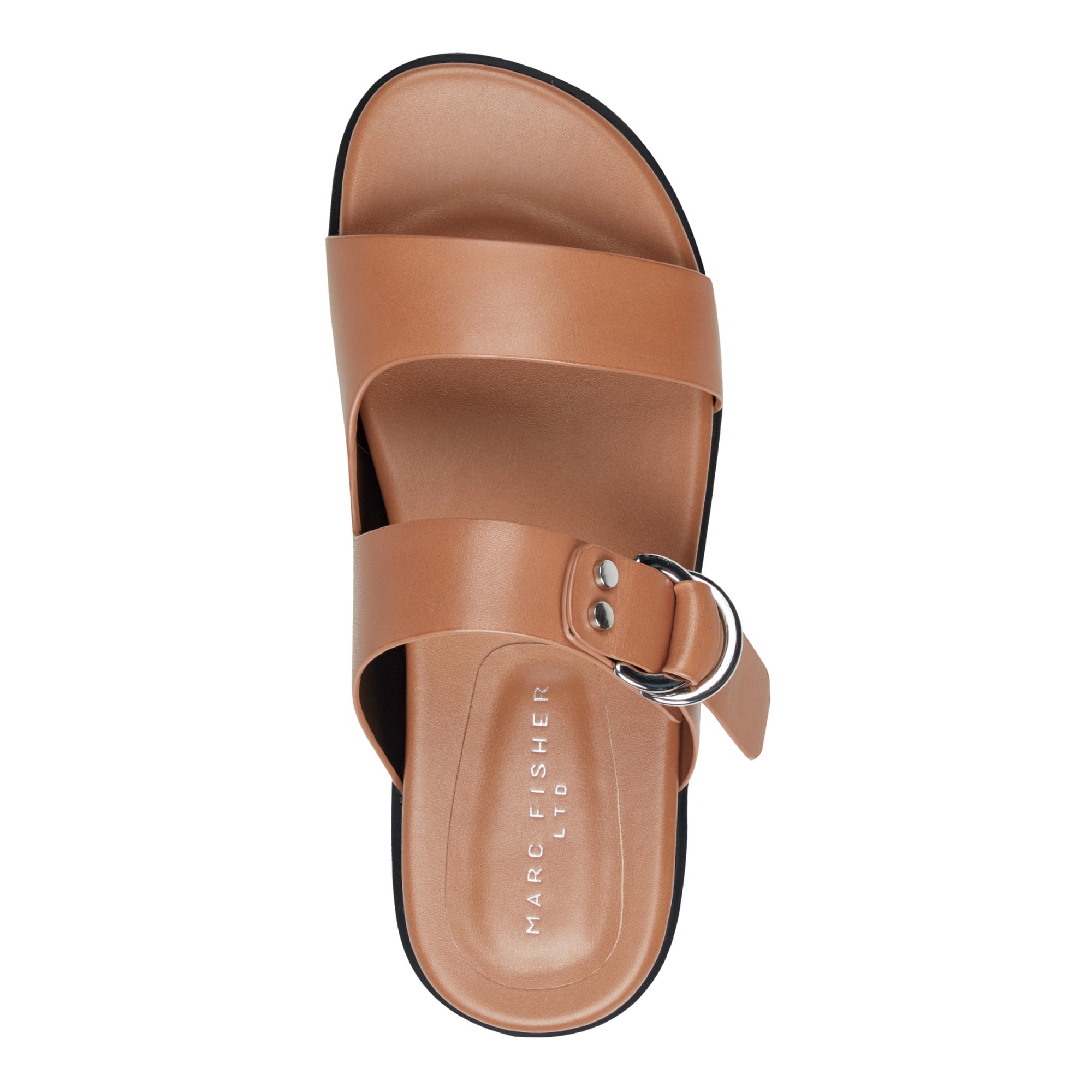 Gia Flat Leather Sandal