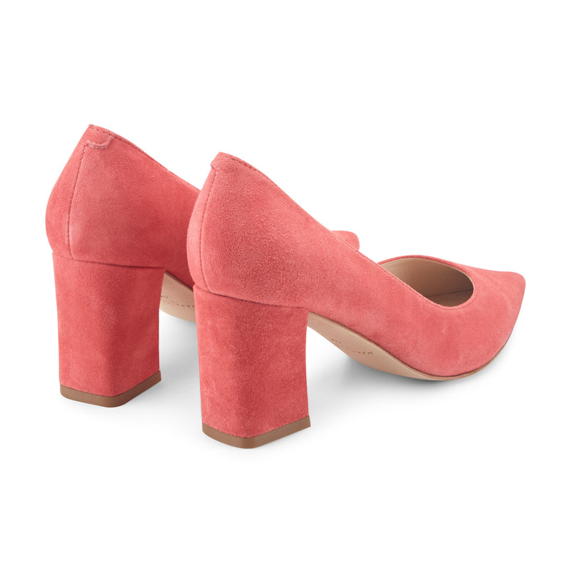 Zala Block Heel Pointy Toe Pump