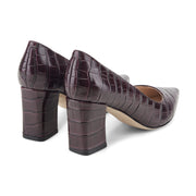 Zala Block Heel Pointy Toe Pump