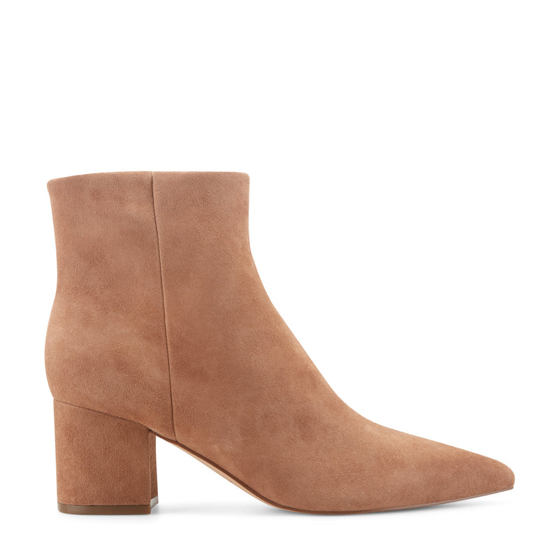 Jarli Pointy Leather Ankle Bootie