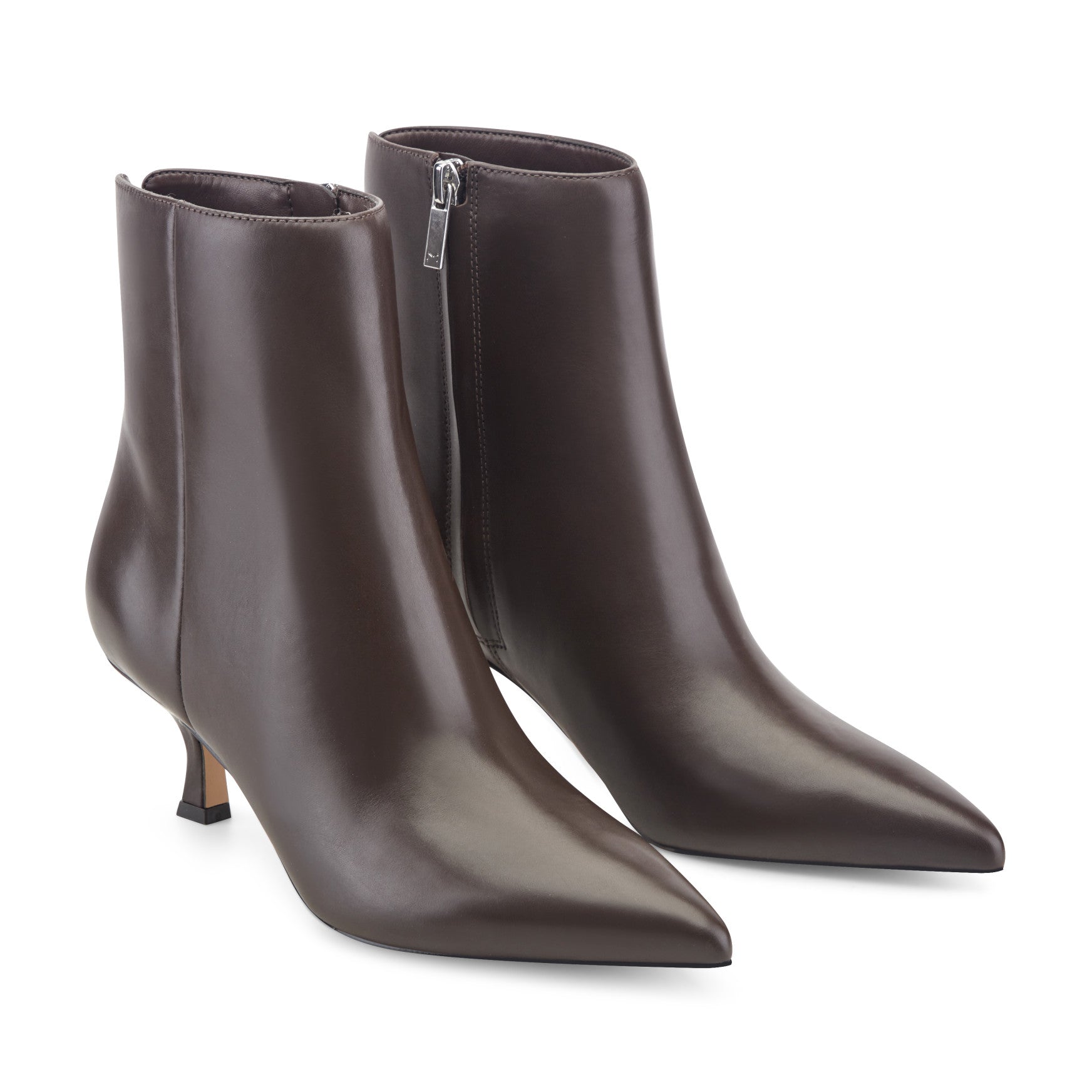 Francy Kitten Heel Leather Bootie