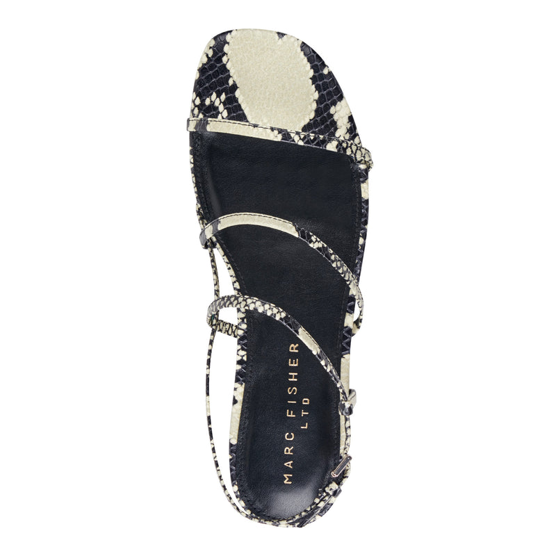 Elysha Leather Flat Sandal