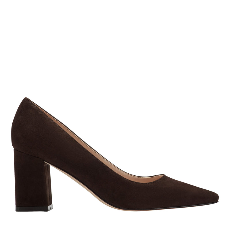 Zala Block Heel Pointy Toe Pump