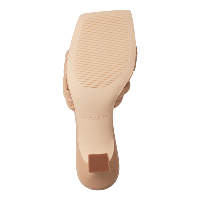 Dru Knotted Leather Slide Sandal