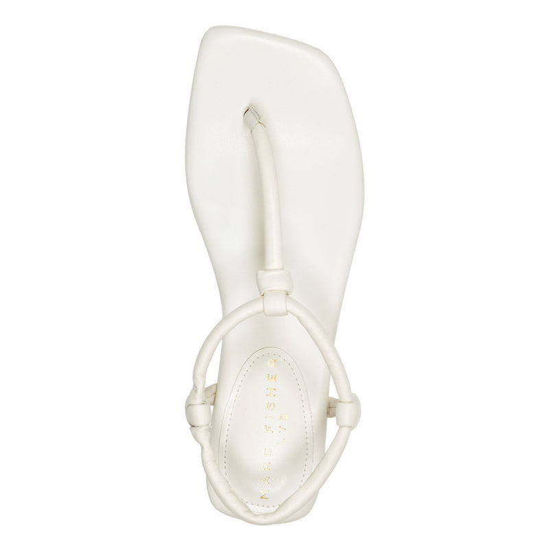 Maycee Thong Flat Leather Sandal