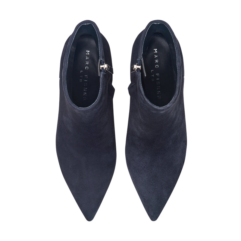 Alfie Block Heel Leather Ankle Bootie