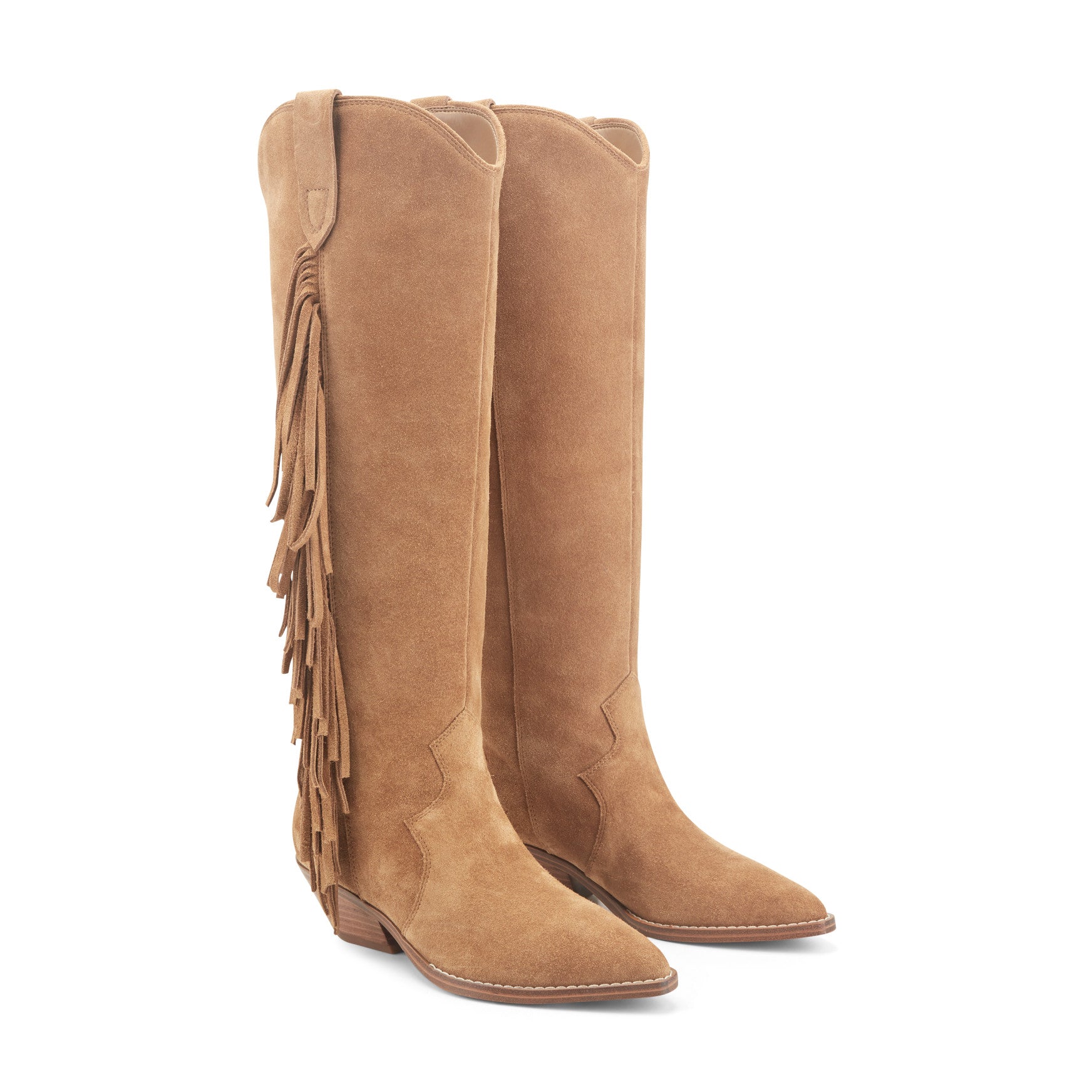 Anirey Leather Fringe Boot
