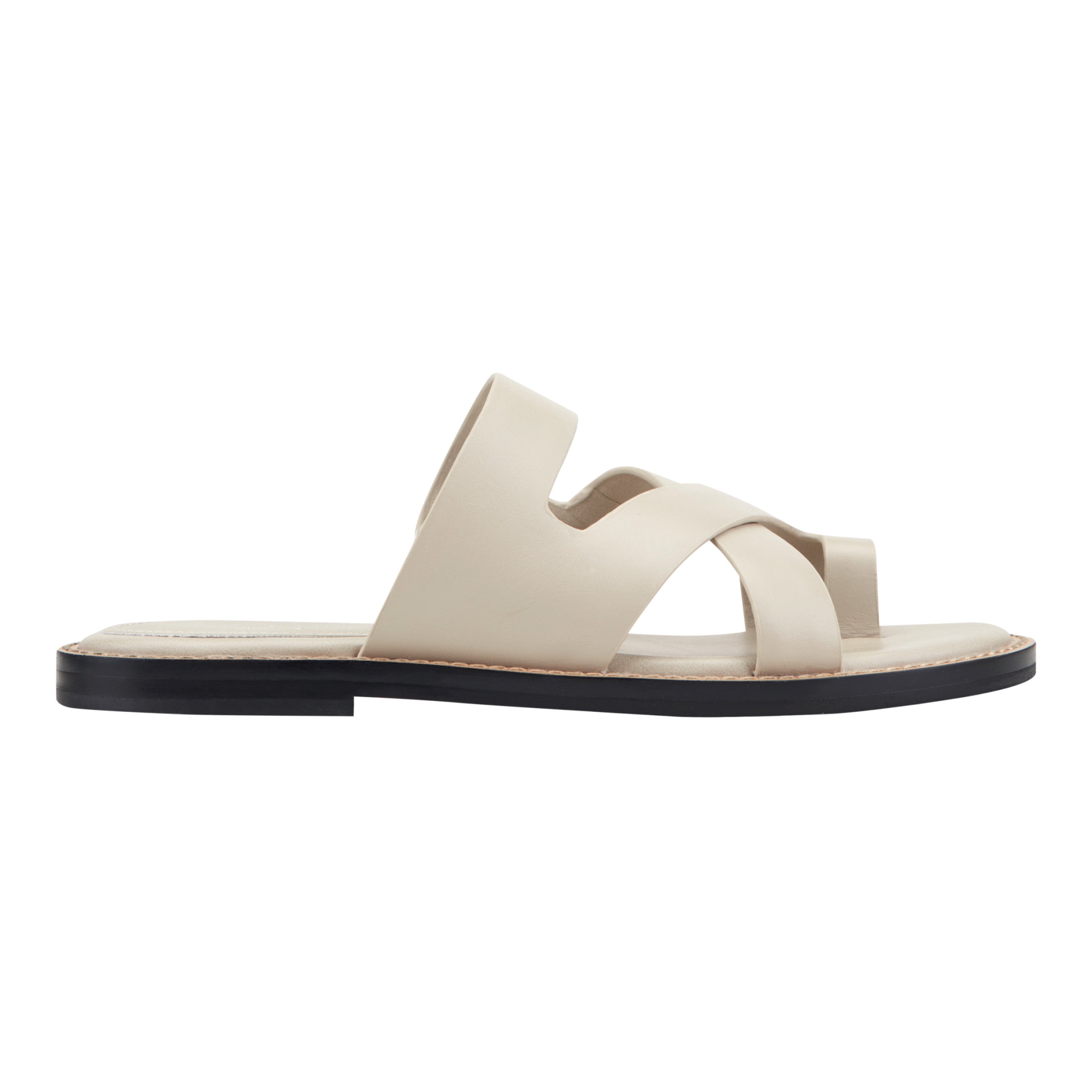 Genella Flat Leather Sandal