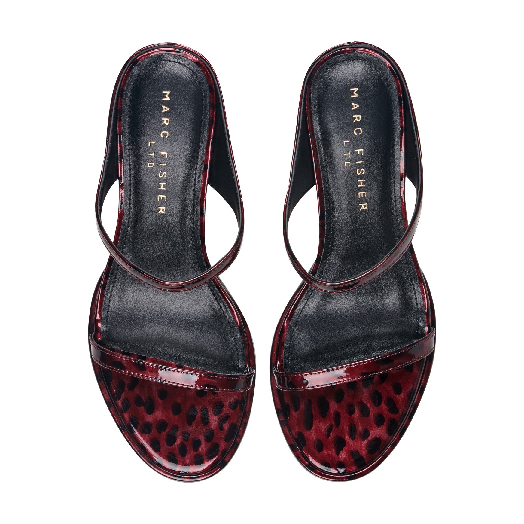 Alonde Leather Heeled Slide Sandal