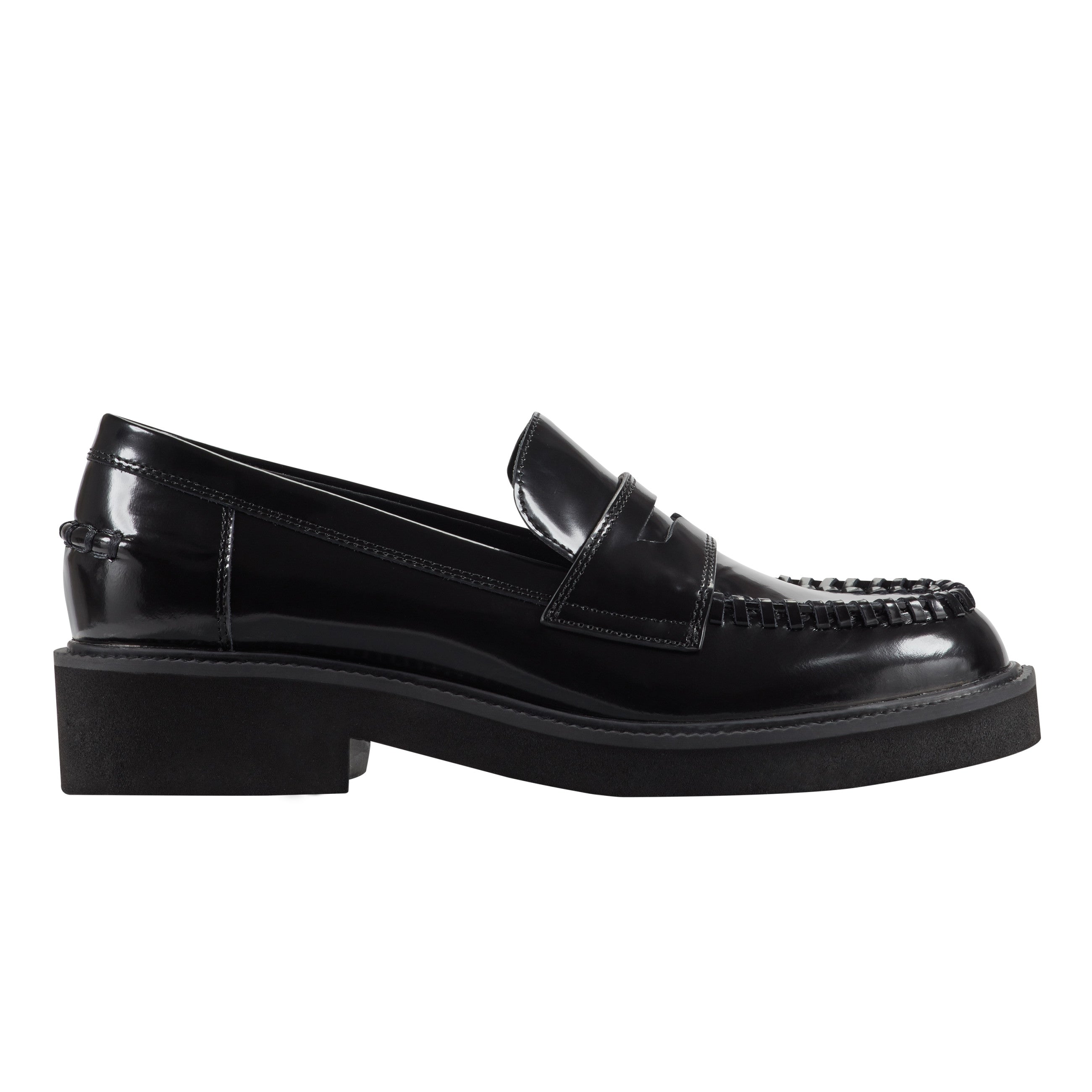 Dagman Slip-On Block Heel Casual Loafers