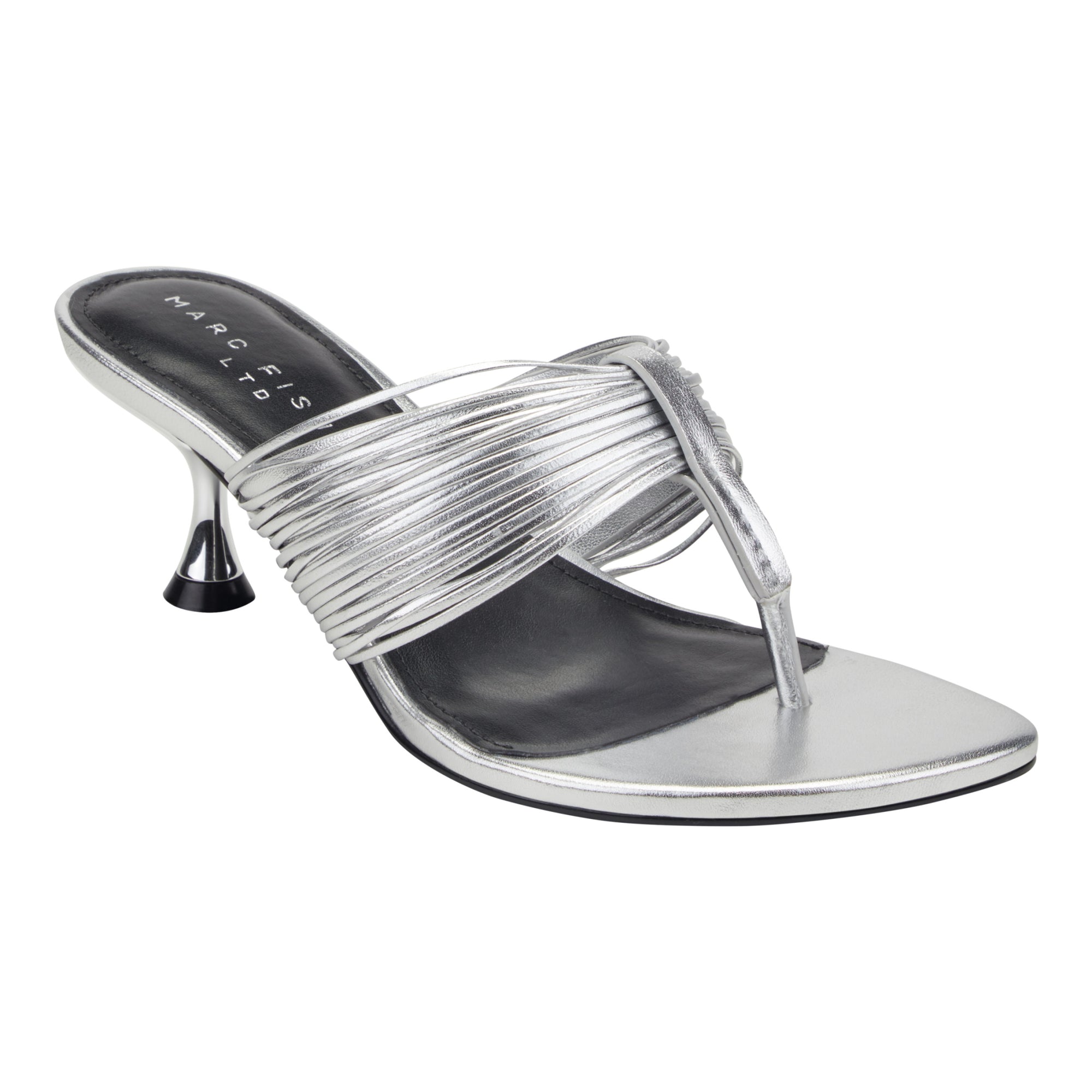 Pamilla Leather Heeled Thong Sandal