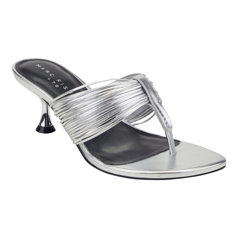 Pamilla Leather Heeled Thong Sandal