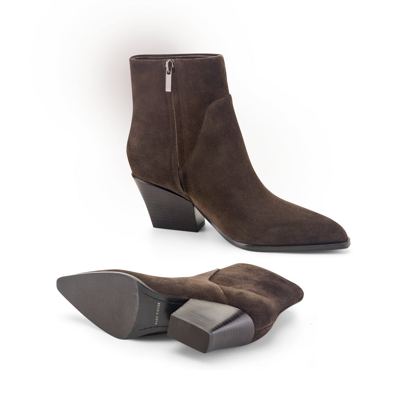 Tarel Leather Ankle Bootie