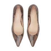 Calynna Leather Kitten Heel Pump