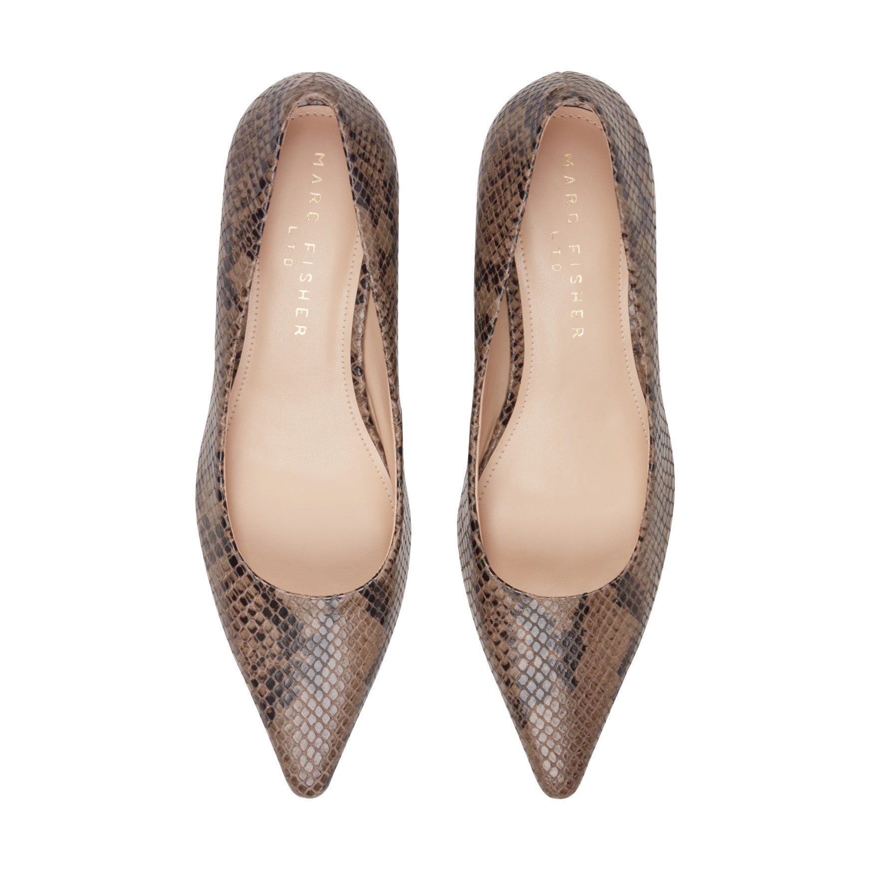 Calynna Leather Kitten Heel Pump