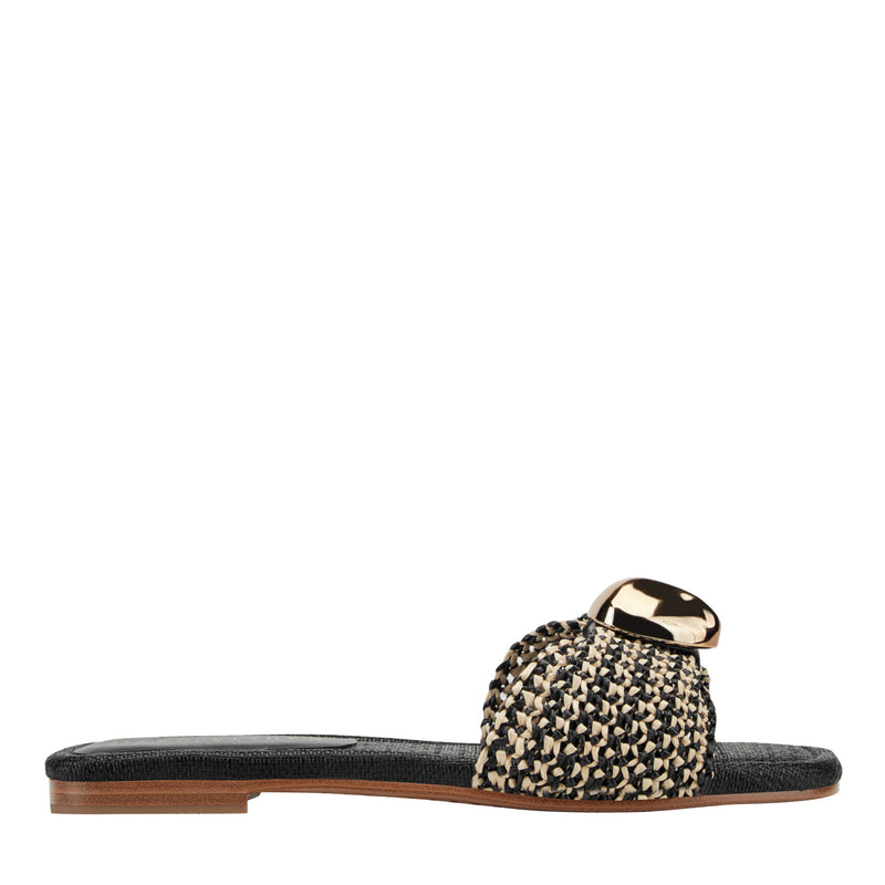 Nalena Flat Slide Sandal