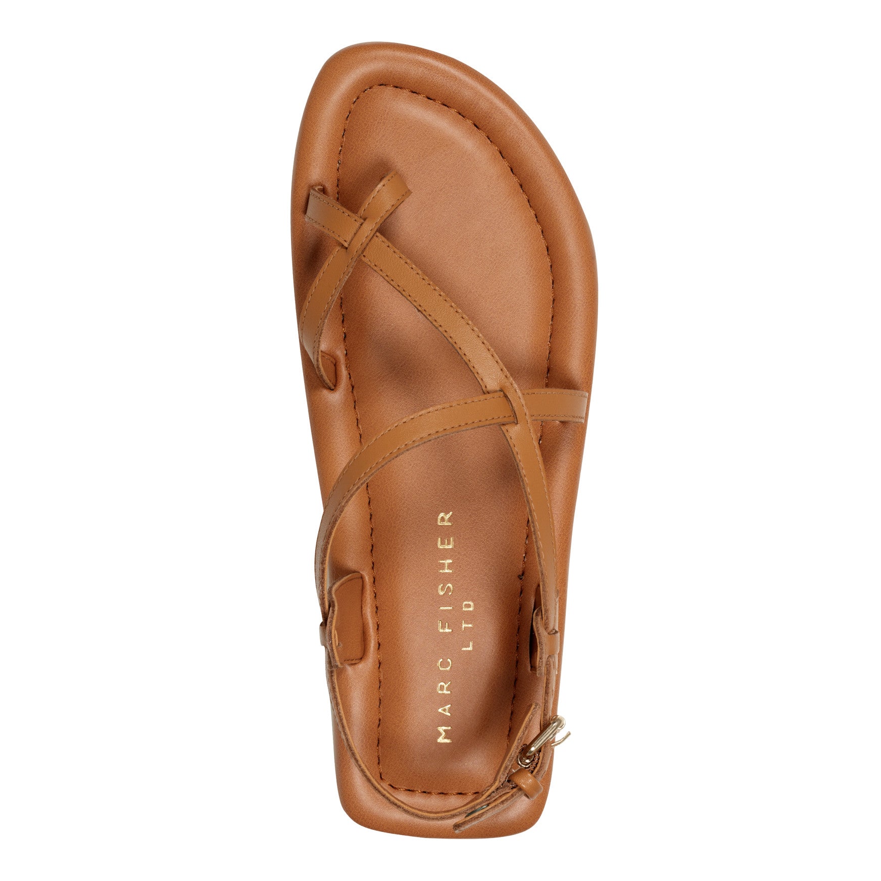 Gerty Strappy Leather Flat Sandal