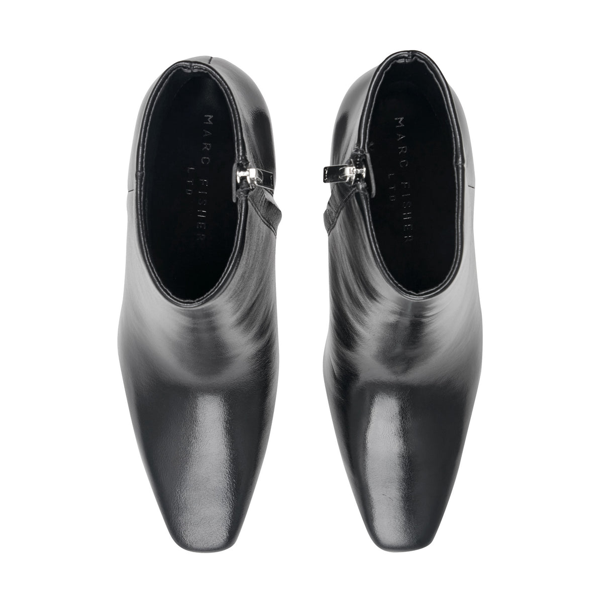 Novella Block Heel Leather Ankle Bootie