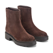 Shylina Leather Lug Sole Bootie