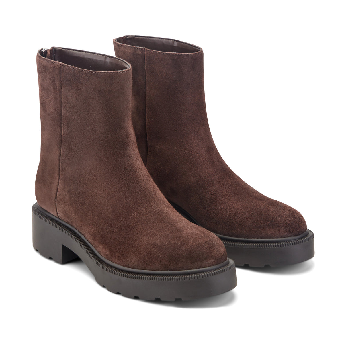 Shylina Leather Lug Sole Bootie
