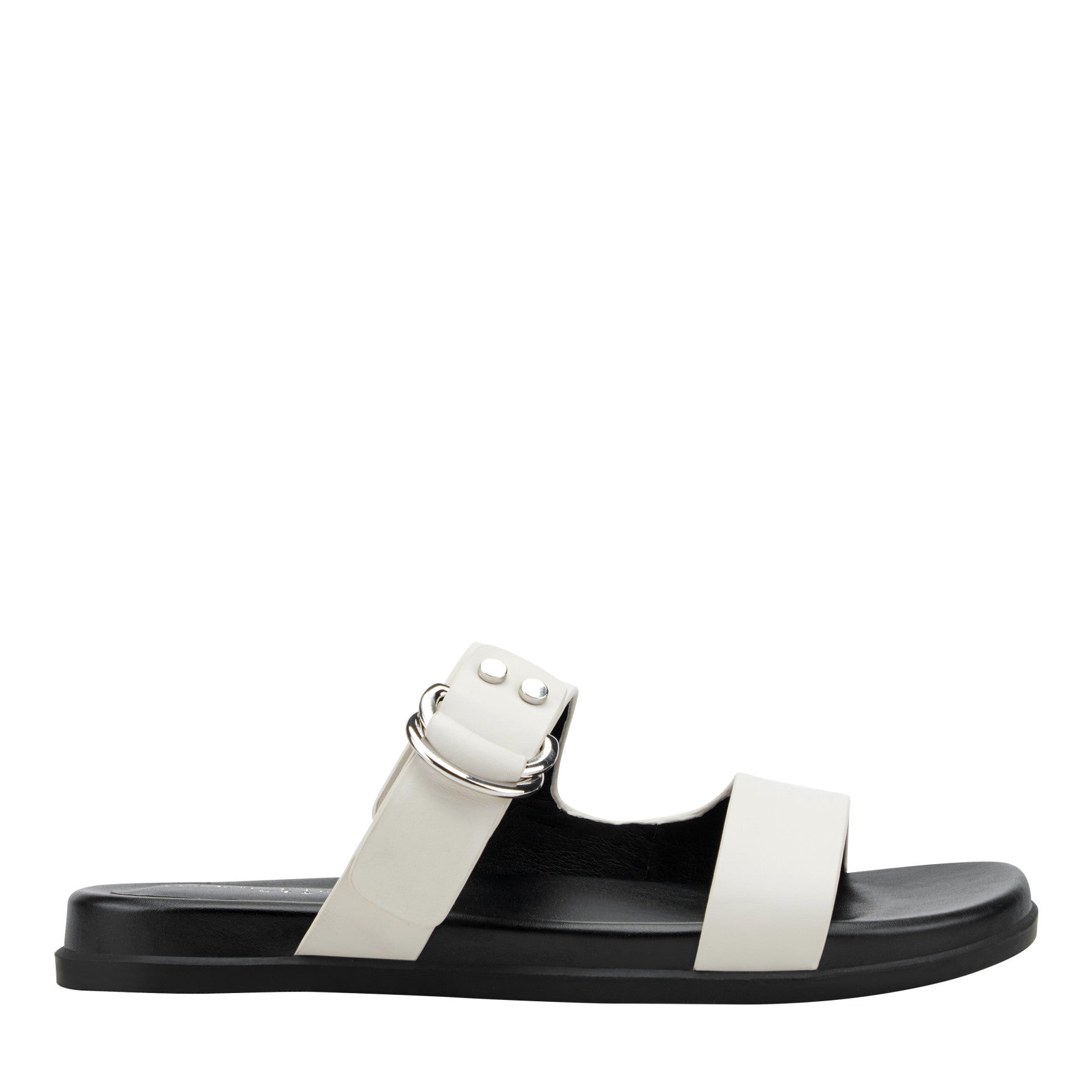 Gia Flat Leather Sandal