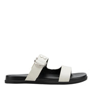 Gia Flat Leather Sandal