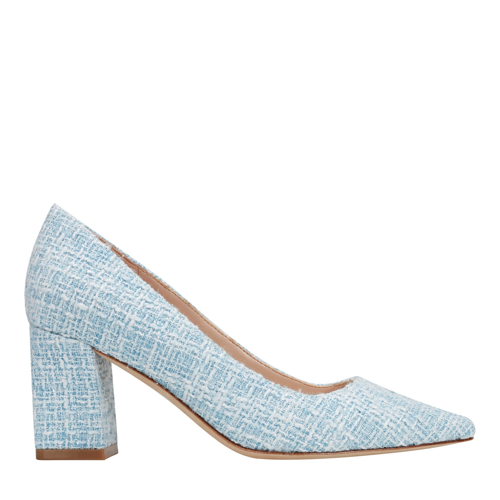 Zala Block Heel Pointy Toe Pump