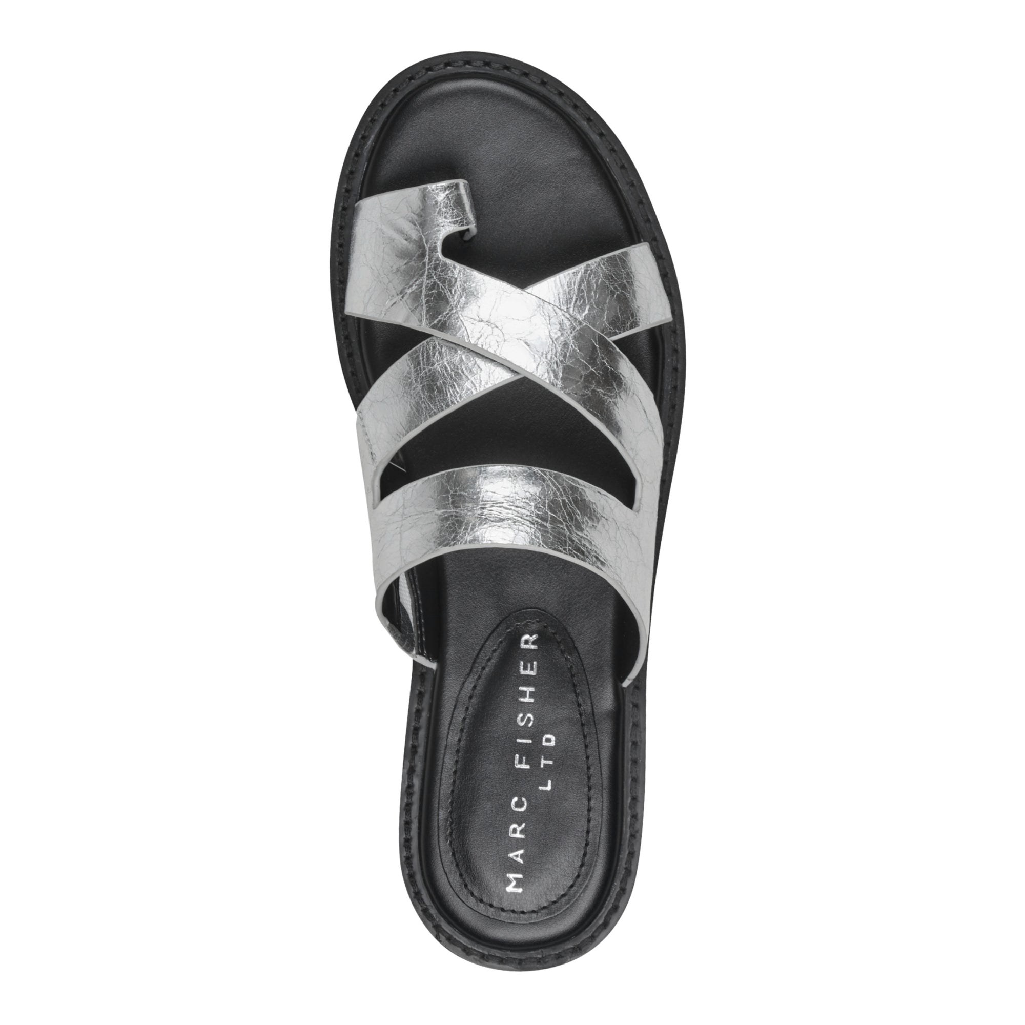 Genella Flat Leather Sandal