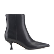 Francy Kitten Heel Leather Bootie