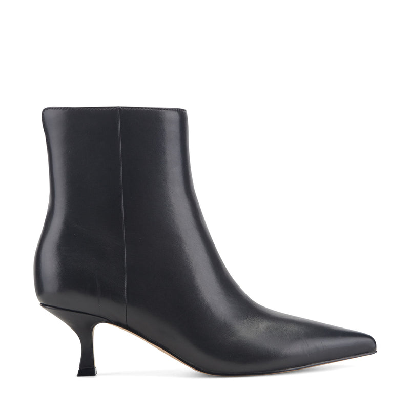 Francy Kitten Heel Leather Bootie