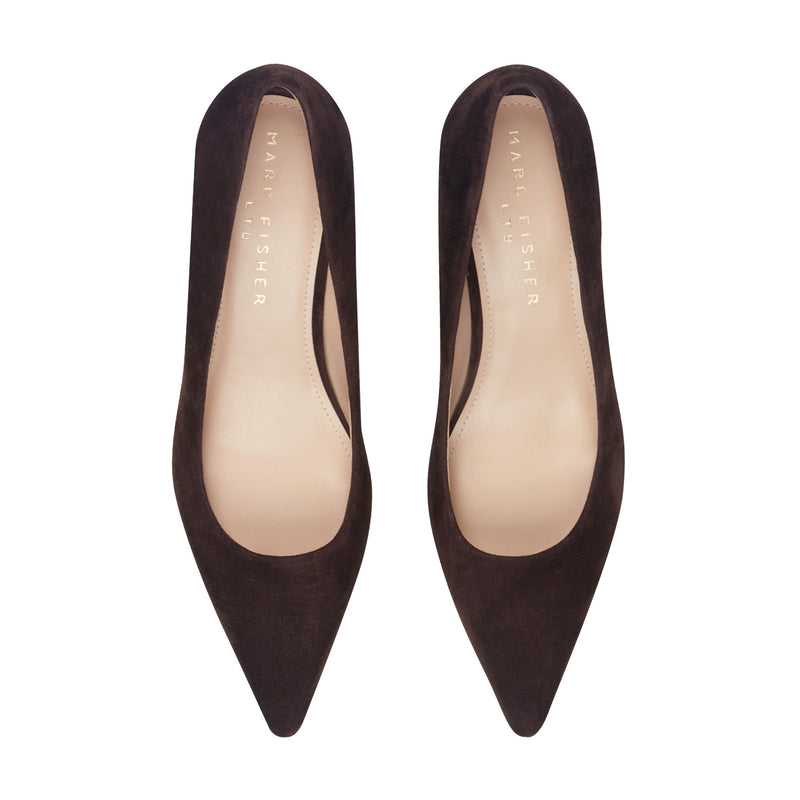 Calynna Leather Kitten Heel Pump