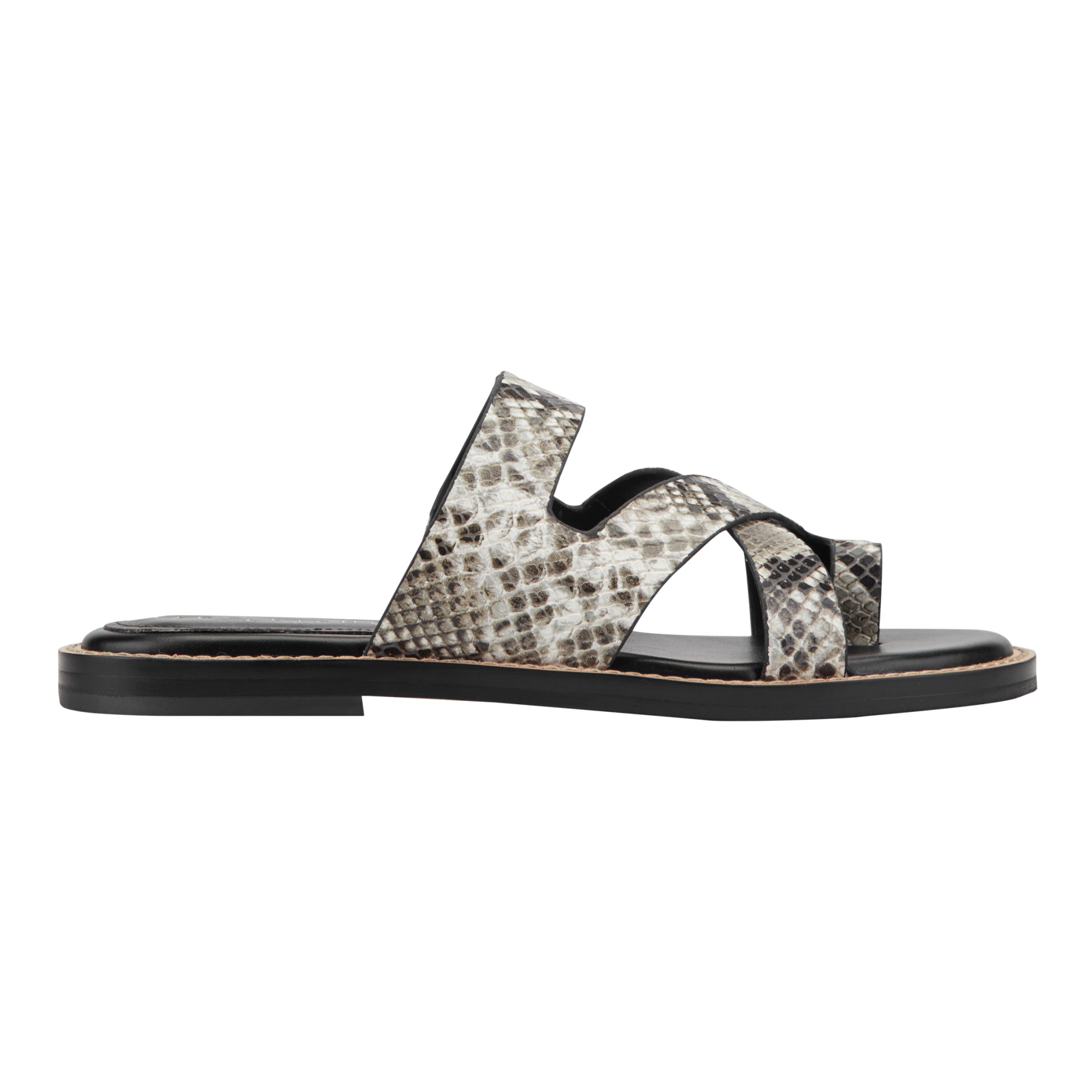 Genella Flat Leather Sandal