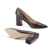 Zala Block Heel Pointy Toe Pump