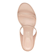 Alonde Leather Heeled Slide Sandal