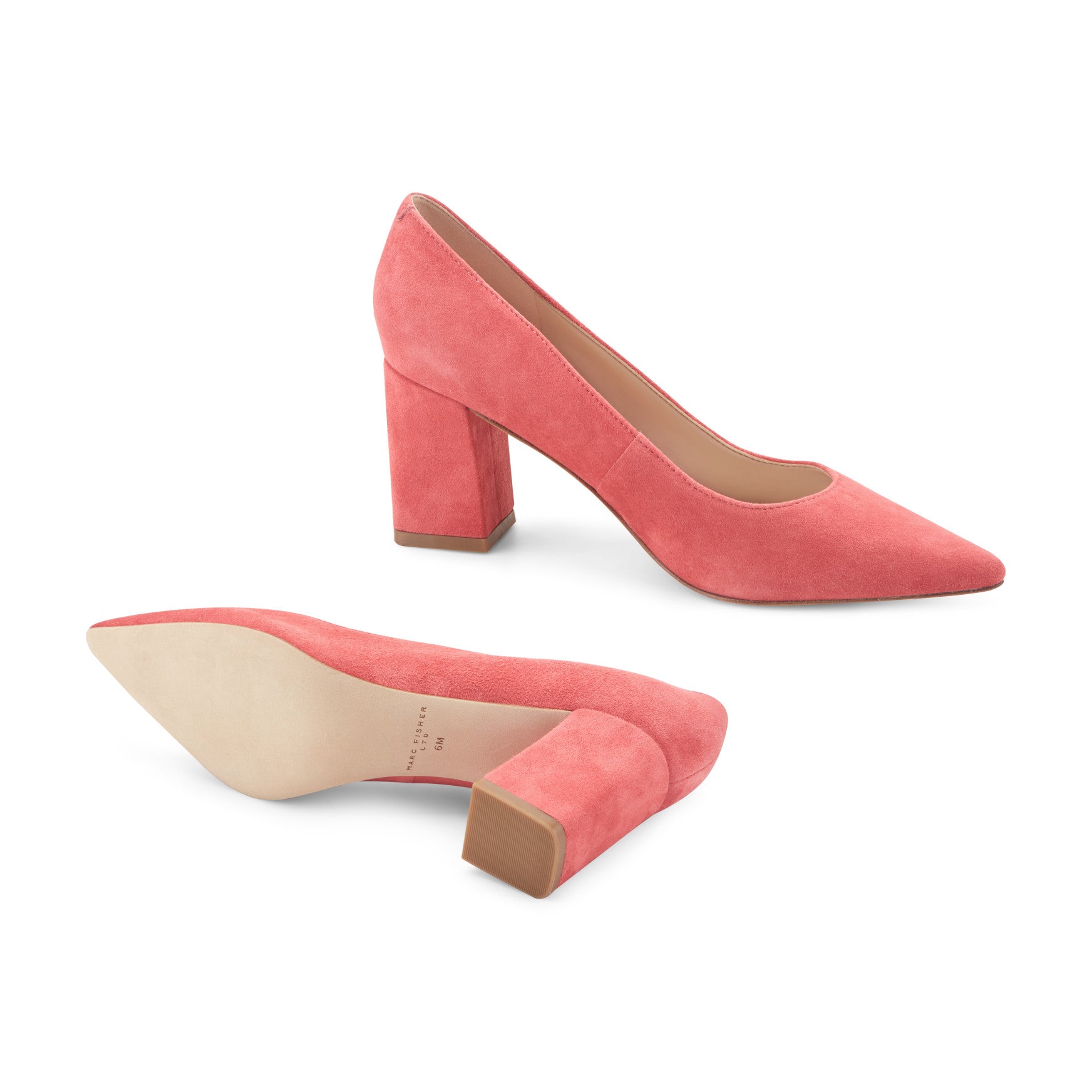 Zala Block Heel Pointy Toe Pump