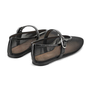 Godina Mesh Mary Jane Ballet Flat