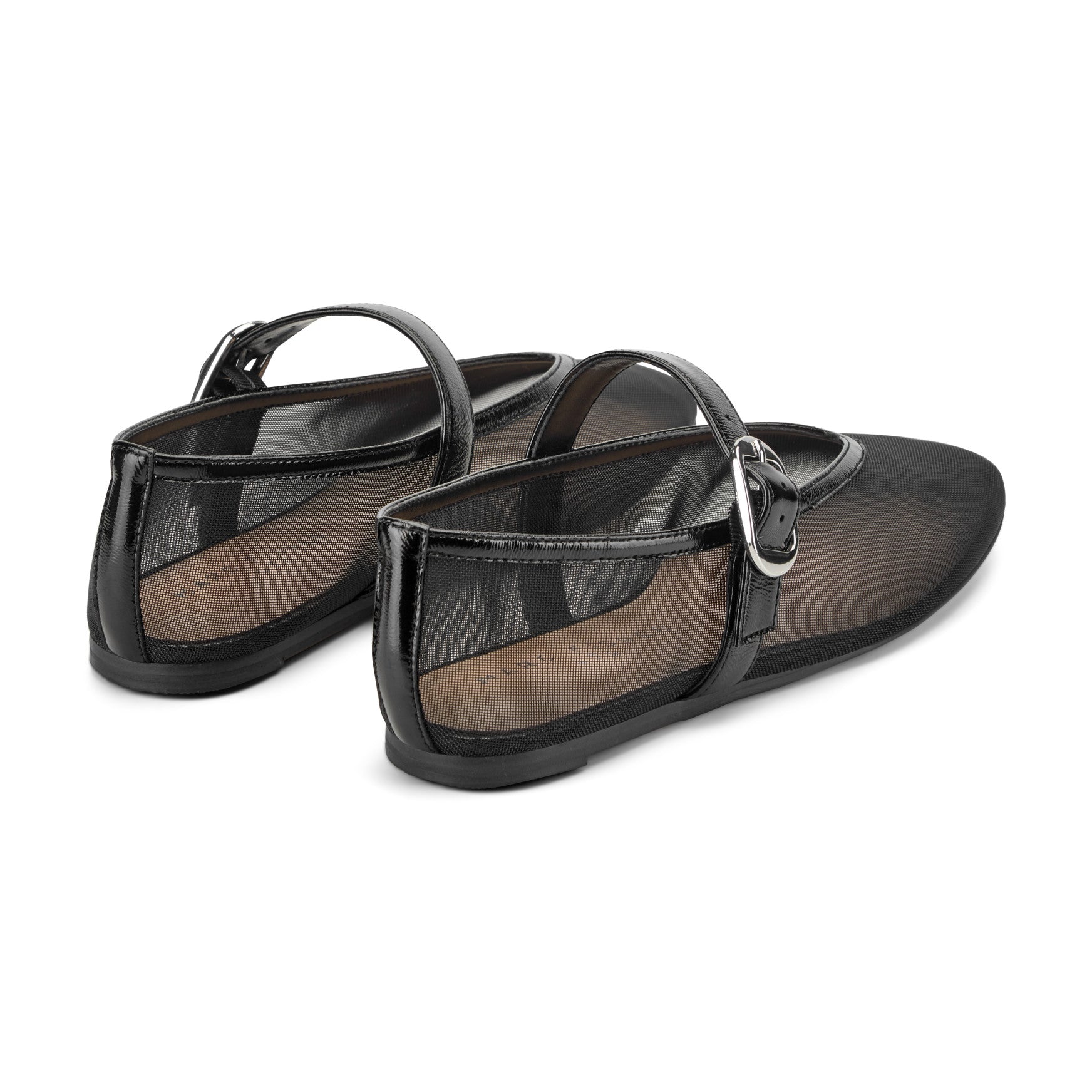 Godina Mesh Mary Jane Ballet Flat