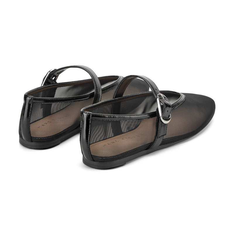 Godina Mesh Mary Jane Ballet Flat