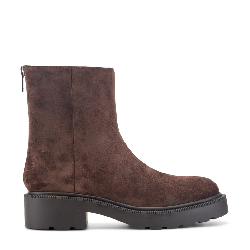 Shylina Leather Lug Sole Bootie