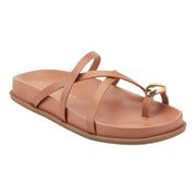Braidey Strappy Flat Leather Sandal