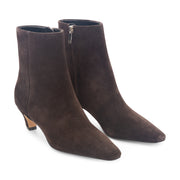 Danai Kitten Heel Leather Ankle Bootie