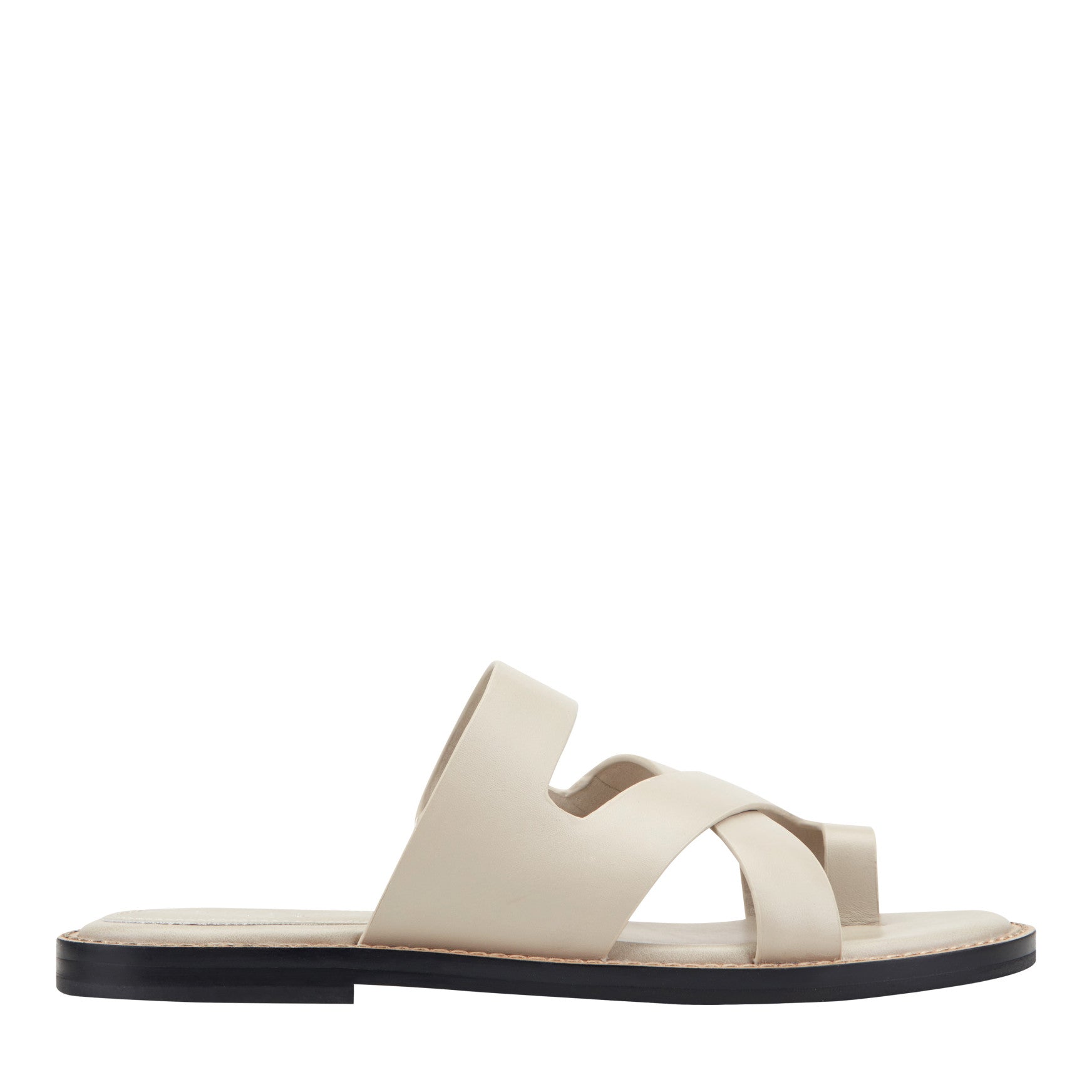 Genella Flat Leather Sandal
