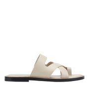 Genella Flat Leather Sandal