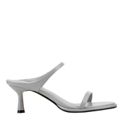 Alonde Leather Heeled Slide Sandal